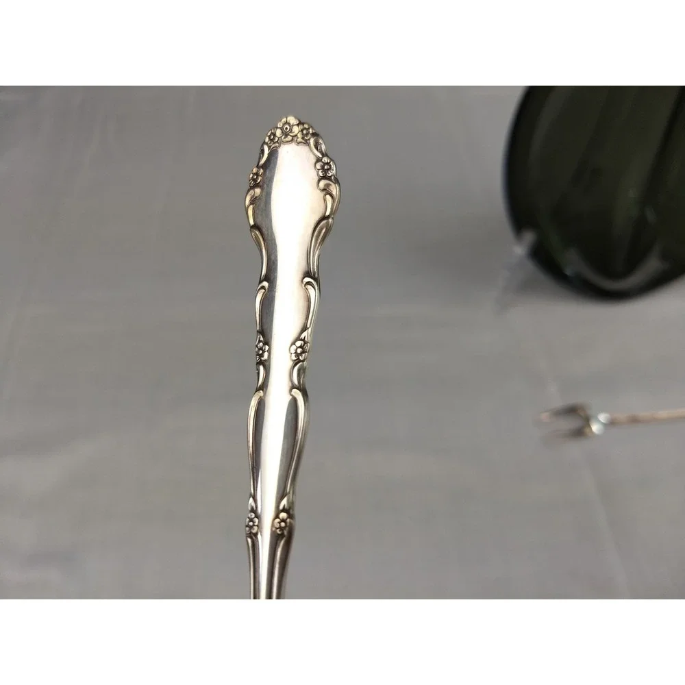 1881 Rogers Oneida‎ FLIRTATION Silverplate Fork & Spoon w/Divided Dish Orig. Box